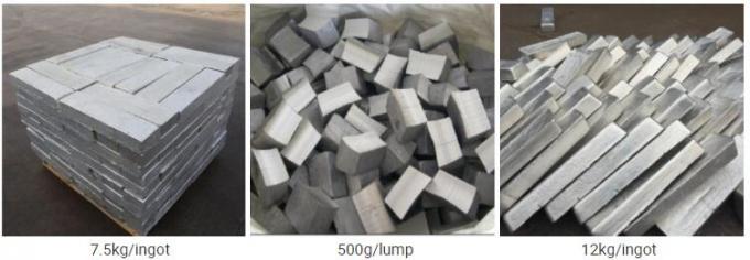 Aleación mineral 99,8% del lingote 99,95% del magnesio de la metalurgia
