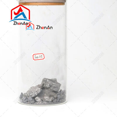 Aleación de FeSi de ferrosilicio de alta pureza para la refinación del acero con gránulos de 10-100 mm