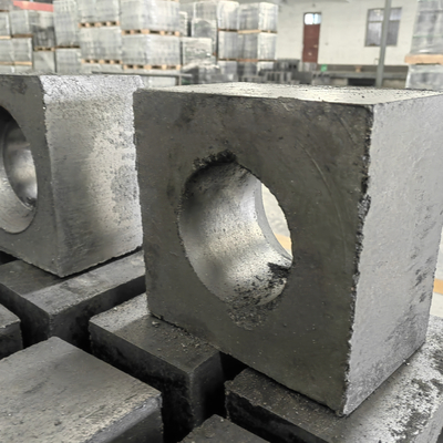 Alto a la corrosión de la resistencia de material refractario del material del embudo de fundería bloque ISO9001 bien