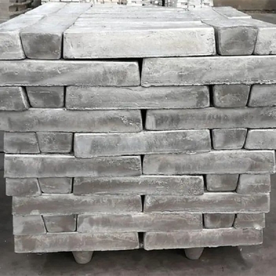 Lingote ligero de plata brillante 99,98% 25kg del magnesio para echar y forjar