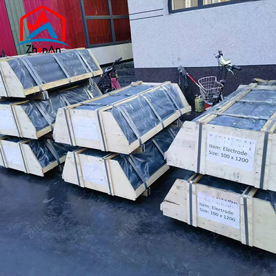 Electrodos de grafito de carbono al por mayor con pezones para hornos de arco eléctrico