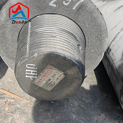 Diámetro 75 mm-700 mm L1800-2700 mm UHP HP RP Electrodo De Grafito Electrodo de grafito con 4tpi 4tpil pezón para el Eaf Lf
