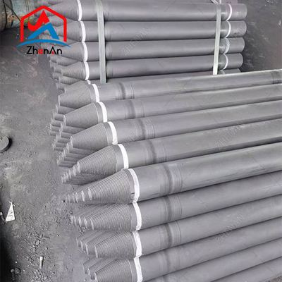 Electrodo de grafito de ultra alta potencia UHP700 UHP600 HP450 RP150 utilizado en la fabricación de acero