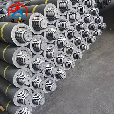 Electrodo de grafito de ultra alta potencia UHP700 UHP600 HP450 RP150 utilizado en la fabricación de acero