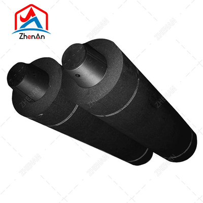 Diámetro 75 mm-700 mm L1800-2700 mm UHP HP RP Electrodo De Grafito Electrodo de grafito con 4tpi 4tpil pezón para el Eaf Lf