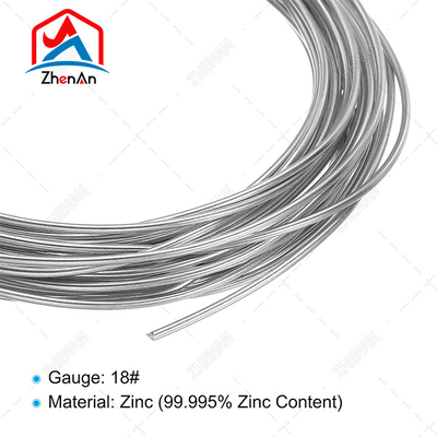 99.995% Resistencia a la corrosión Cables de zinc puro para metalización por pulverización térmica