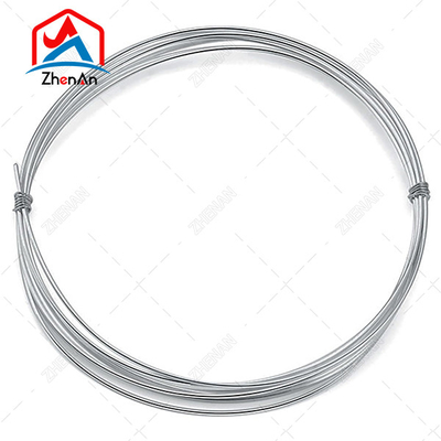 Plata tamaño personalizado alambre de zinc galvanizado 99,995%