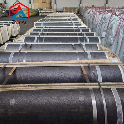 Fabricación de acero Fuego de arco Rp Hp Uhp Electrodos de grafito con pezones Buena resistencia mecánica