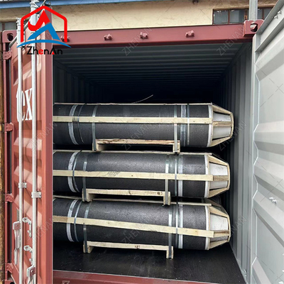 UHP700 UHP600 HP450 RP150 Electrodo de grafito de alta potencia en la fabricación de acero