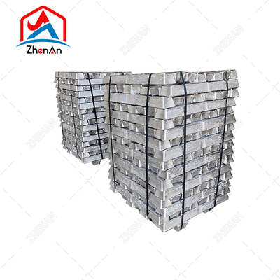 Lingote de magnesio de alta pureza gris plateado para la producción de aleaciones metálicas