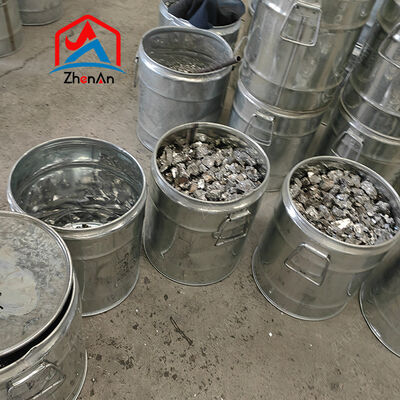 Hierro de vanadio de 75 grados de aleación bloque de plata negra para acero de placas de blindaje y uso de construcción de alta resistencia