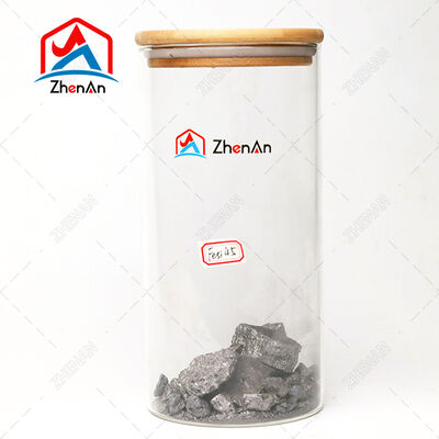 Aleación de FeSi de ferrosilicio de alta pureza para la refinación del acero con gránulos de 10-100 mm