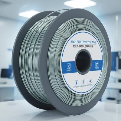 Cables de zinc de alta pureza 99,995% para pulverización térmica con resistencia superior a la corrosión