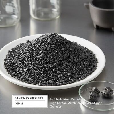 Carburo de silicio de alto carbono 88% gránulos de 1-3 mm para desoxidante de fabricación de acero