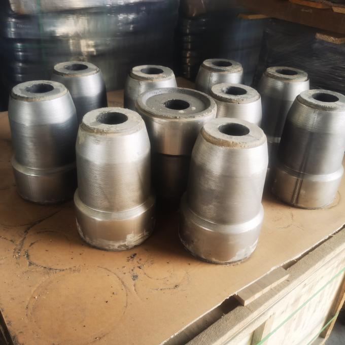 Parte superior de la boca de la cucharón y boca refractarias del colector