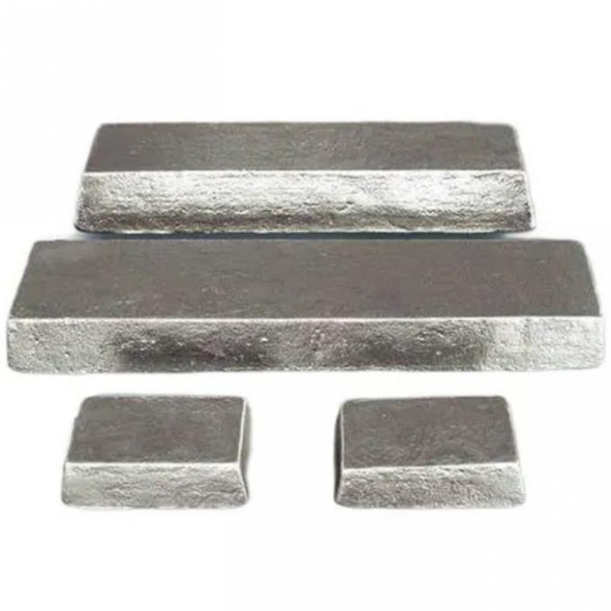 Alto lingote de plata brillante del magnesio de la conductividad termal para los materiales optoelectrónicos